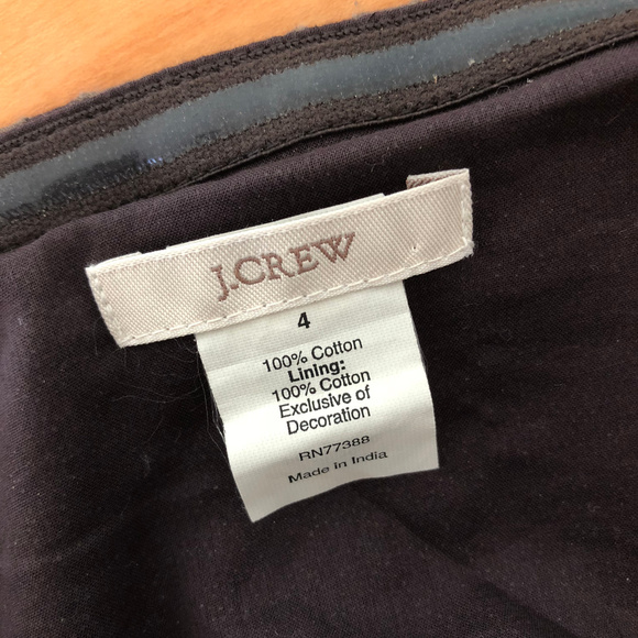 J. Crew "Ginny" Brown Strapless Eyelet Dress - Picture 6 of 8